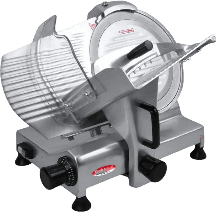 Bakemax - 12" Commercial Countertop Gravity Feed Meat Slicer - BMMSM12